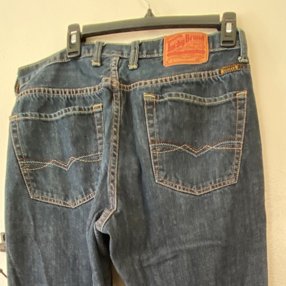 Lucky Brand Men's Oiler Straight Leg Jeans 36/L Size 36 waist 35 inseam - Picture 6 of 7